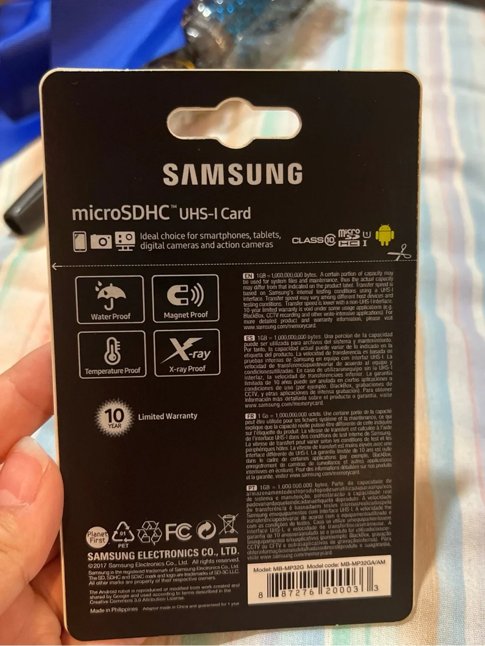 Samsung microSDHC EVO 32GB Card with SD Adapter - Black/Orange